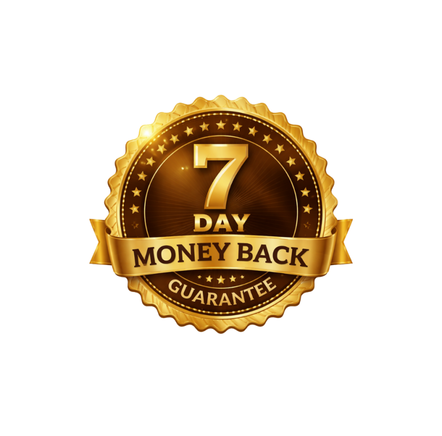 7 day money back guarantee